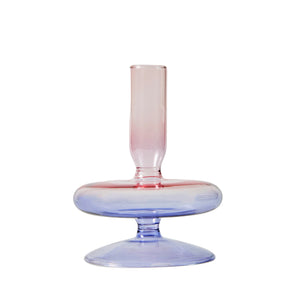 Glass Candlesticks Lilac Candle Holders-Centrepiece-My Online Wedding Store