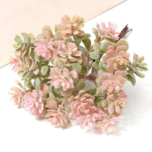 Green Artificial Plant Mini Bouquet Succulent-Home & Garden > Artificial Plants > Succulent-My Online Wedding Store