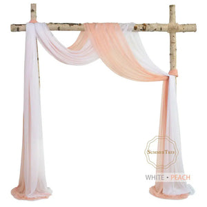 6/10 Meters Wedding Arch Fabric Curtain Draping Backdrop