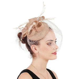 Headpiece Mesh Fascinator-Fascinators-My Online Wedding Store
