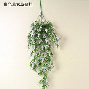 Lavender Bouquet Artificial Silk Flowers Flowers Wall Hanging Plant-My Online Wedding Store