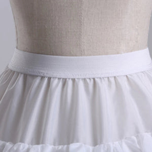 Long 4 Hoops Petticoat Underskirt-Bridal Accessories-My Online Wedding Store