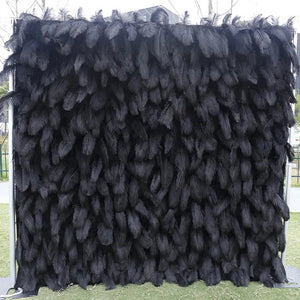 Luxury 5D Fabric Rolling Up Curtain Wedding Backdrop Feather-Backdrops-My Online Wedding Store