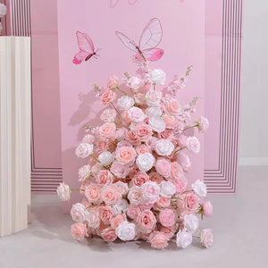 Luxury 5D pink Wedding Backdrop Arch Floral Arrangement-Floral Arrangements-My Online Wedding Store