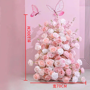 Luxury 5D pink Wedding Backdrop Arch Floral Arrangement-Floral Arrangements-My Online Wedding Store