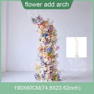 Luxury Rose Peony Floral Arrangement Horn Arch Wedding Decor-Floral Arrangements-My Online Wedding Store