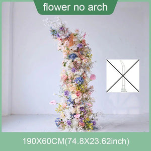 Luxury Rose Peony Floral Arrangement Horn Arch Wedding Decor-Floral Arrangements-My Online Wedding Store