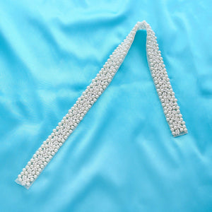Pearls Wedding Belts handmade Bridal Belts-Wedding Belt-My Online Wedding Store