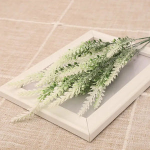 Plastic Lavender Artificial Flowers Purple Bouquet-Bouquet-My Online Wedding Store
