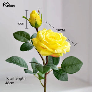 Real Touch Rose Flower Artificial Silk Peony rose-My Online Wedding Store