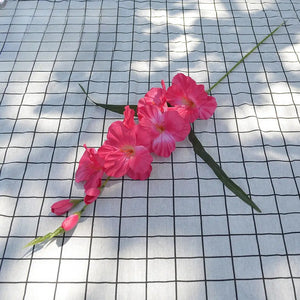 Realistic 1Pc Artificial Gladiolus Flower Stem Wedding Bouquet / Posy Table Arrangement-My Online Wedding Store