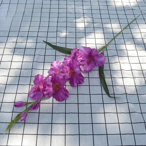 Realistic 1Pc Artificial Gladiolus Flower Stem Wedding Bouquet / Posy Table Arrangement-My Online Wedding Store