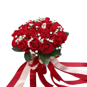 Red Wedding Bouquet Bridal Bouquet Wedding-Bouquet-My Online Wedding Store