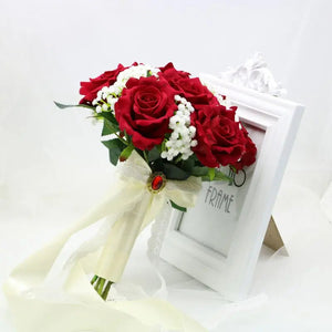 Red Wedding Bouquet Bridal Bouquet Wedding-Bouquet-My Online Wedding Store