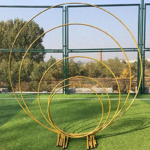 Metal Wedding Circle Arch Backdrop Stands