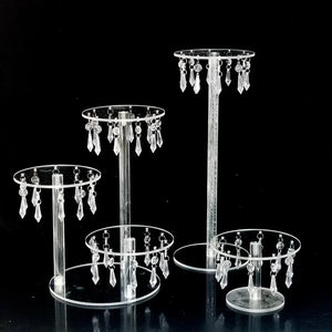 Transparent Crystal Cake Stand Acrylic