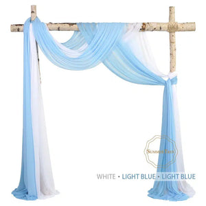 6/10 Meters Wedding Arch Fabric Curtain Draping Backdrop