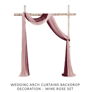 Floral Swag & Arch Curtains Bundle