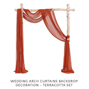 Floral Swag & Arch Curtains Bundle
