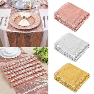 Sequin Table Runners Glitter-Linen-My Online Wedding Store