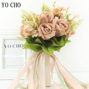 Silk Roses Wedding Bouquet for bridesmaids Bridal-Bouquet-My Online Wedding Store