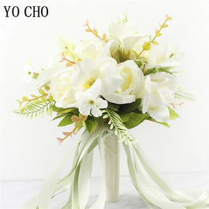 Silk Roses Wedding Bouquet for bridesmaids Bridal-Bouquet-My Online Wedding Store