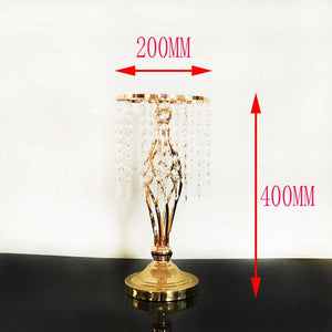 Versatile Candles Holder, Candlesticks with crystal detail-Candlestick-My Online Wedding Store