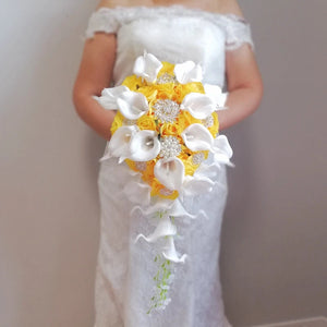 Waterfall Bridal Bouquet-Bouquet-My Online Wedding Store