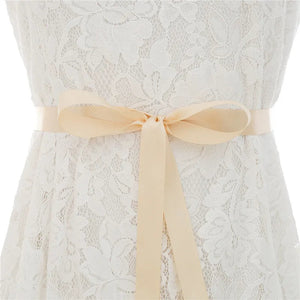 Wedding Dress Belt Sliver Crystal Diamond Bridal Belt-Wedding Belt-My Online Wedding Store