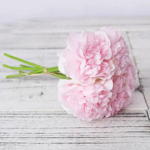 peony artificial artificial silk flowers-Bouquet-My Online Wedding Store