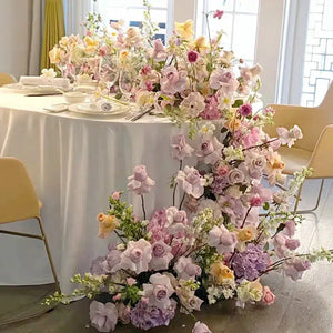 rose wedding flower ball T stage decoration-Floral Arrangements-My Online Wedding Store