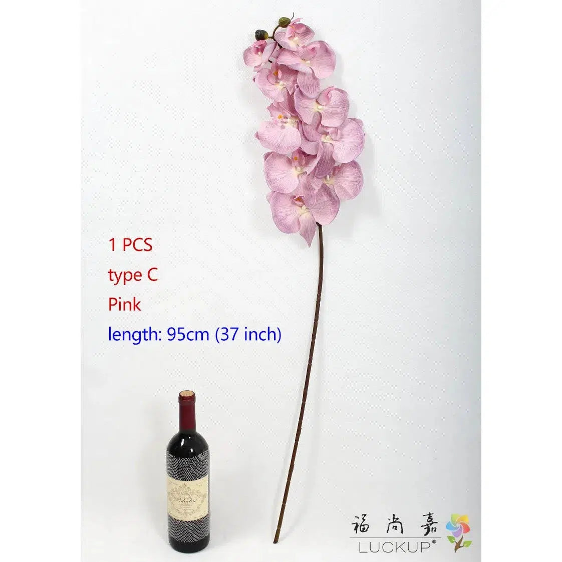 1 Stem Silk Flower Artificial Moth Orchid Butterfly Orchid  