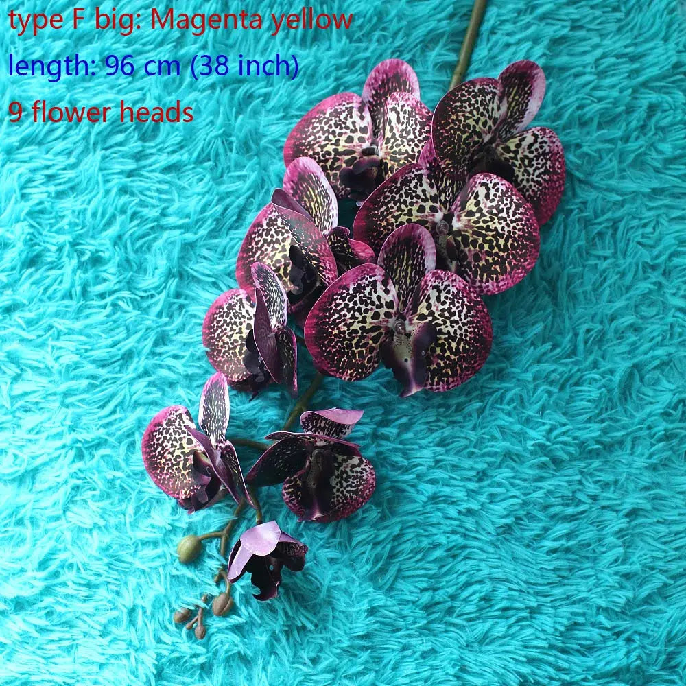 1 Stem Silk Flower Artificial Moth Orchid Butterfly Orchid  