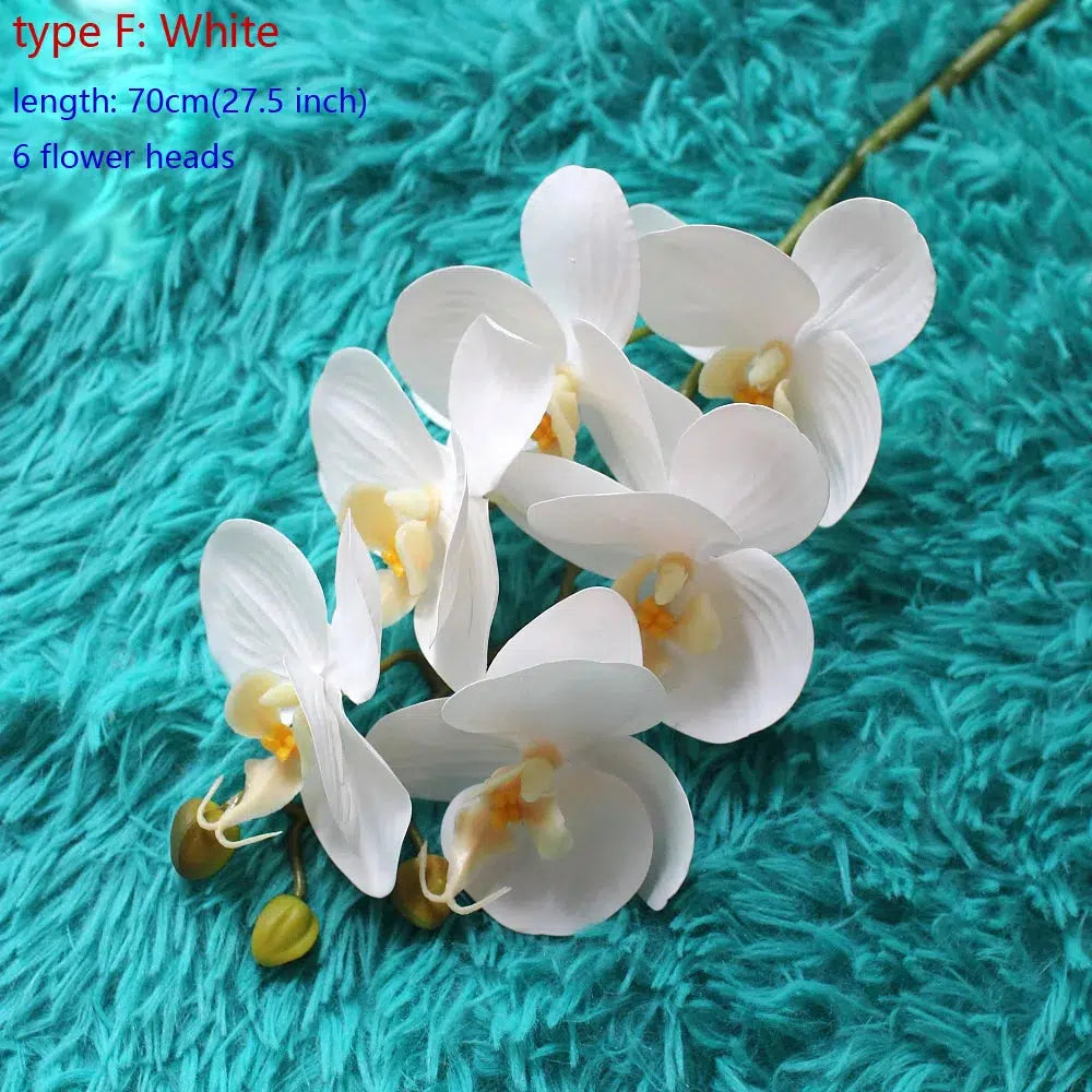 1 Stem Silk Flower Artificial Moth Orchid Butterfly Orchid  