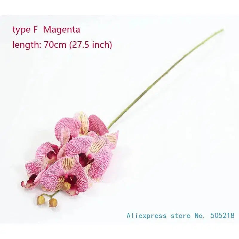 1 Stem Silk Flower Artificial Moth Orchid Butterfly Orchid  