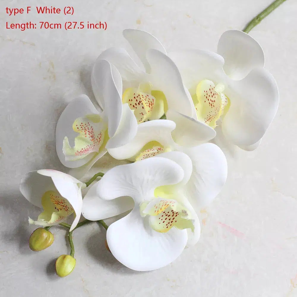 1 Stem Silk Flower Artificial Moth Orchid Butterfly Orchid  