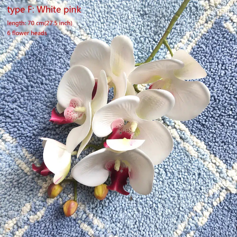 1 Stem Silk Flower Artificial Moth Orchid Butterfly Orchid  