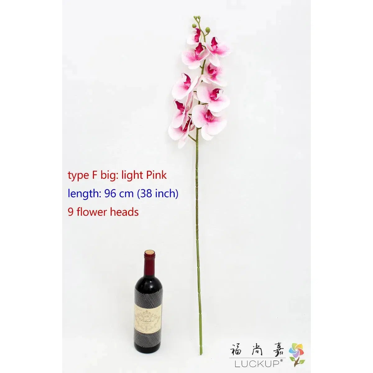 1 Stem Silk Flower Artificial Moth Orchid Butterfly Orchid-Orchids