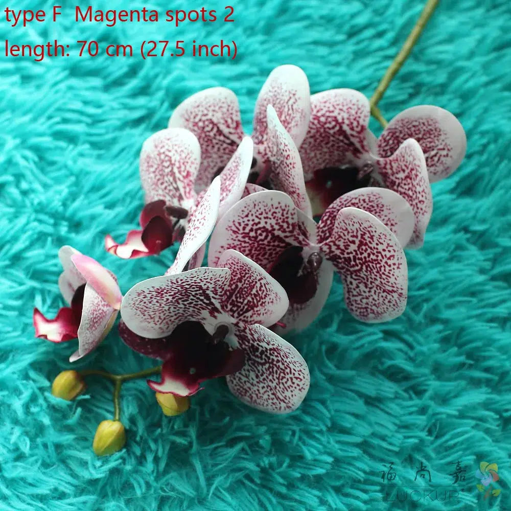 1 Stem Silk Flower Artificial Moth Orchid Butterfly Orchid  