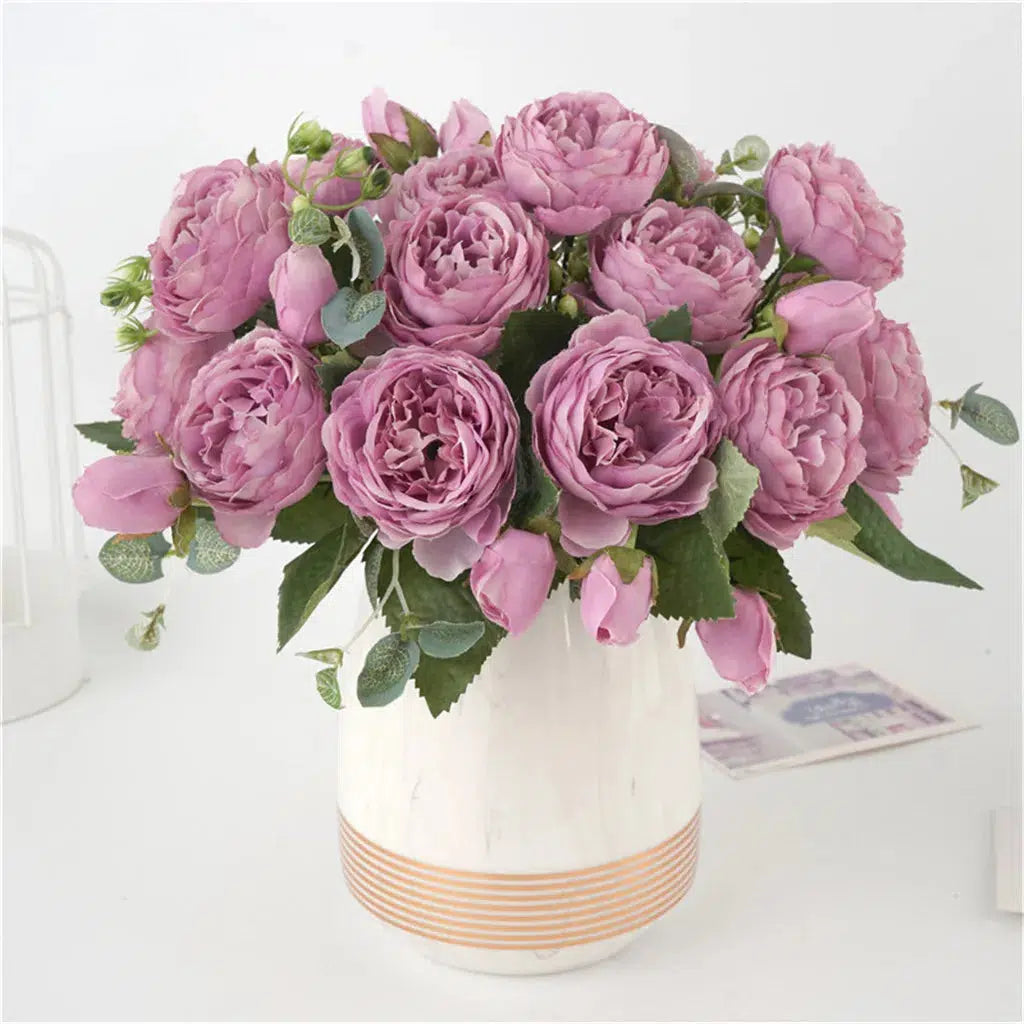 1 bundle Silk Peony bouquet  