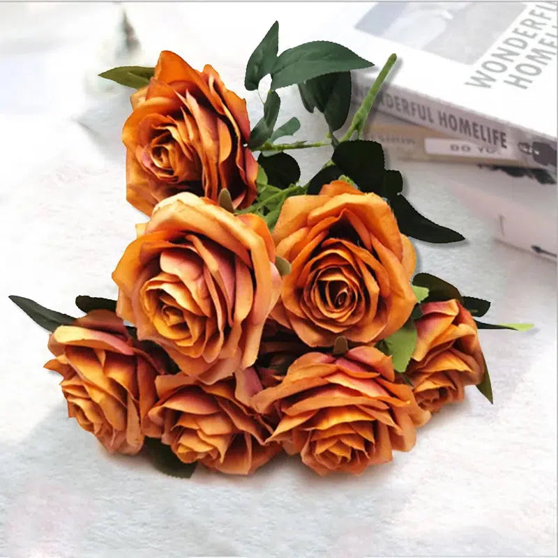 artificial Silk Rose flower Artificial Flowers  