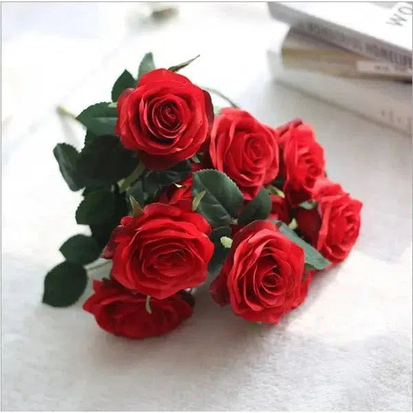 artificial Silk Rose flower Artificial Flowers  