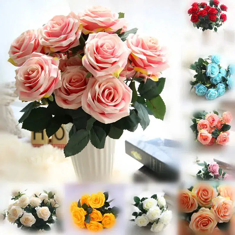 artificial Silk Rose flower Artificial Flowers  