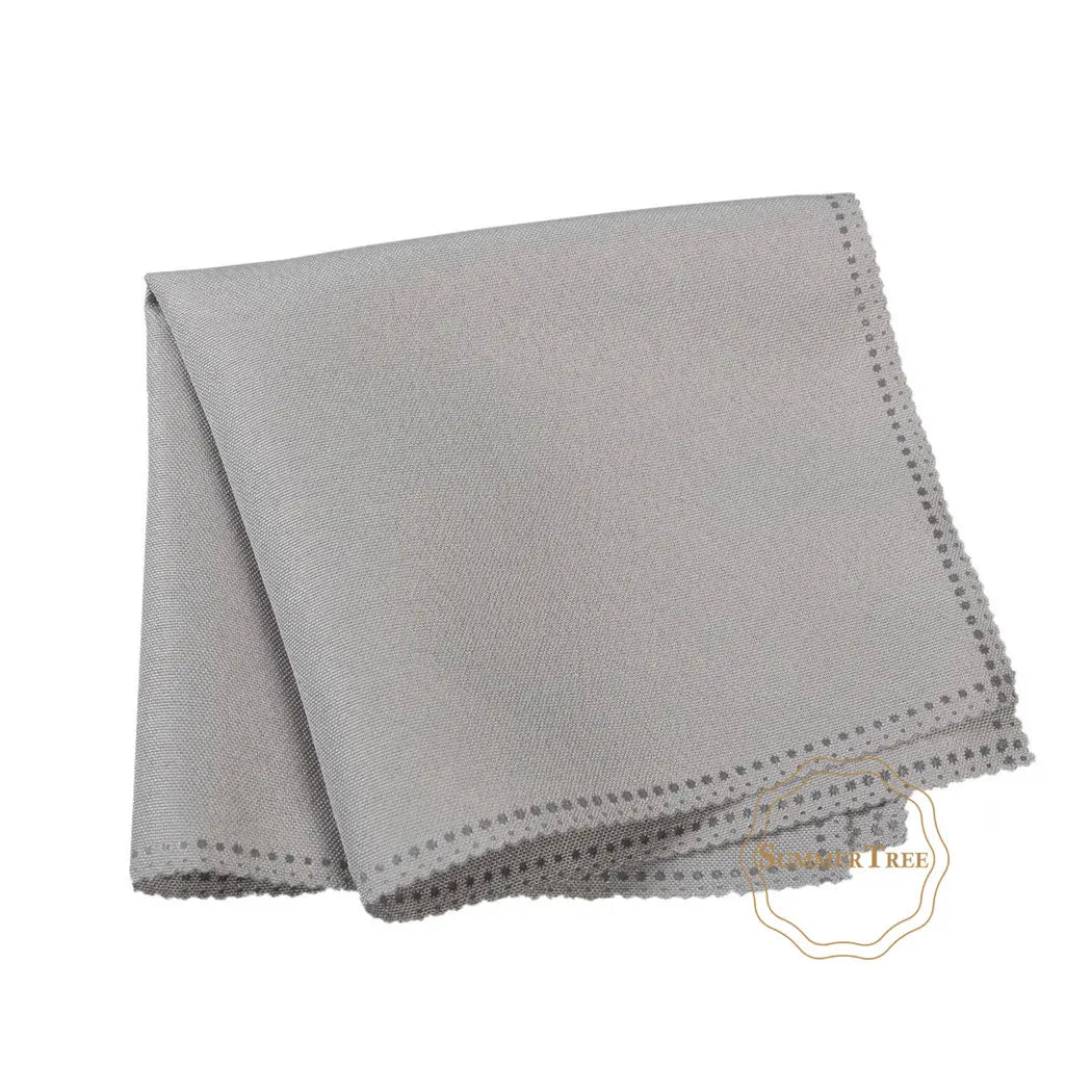 10 Linen Napkin Polyester Handkerchief Cloth 30cm*30cm  