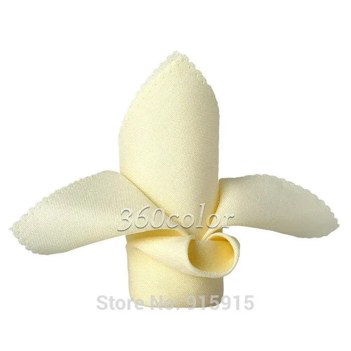 10 Linen Napkin Polyester Handkerchief Cloth 30cm*30cm  