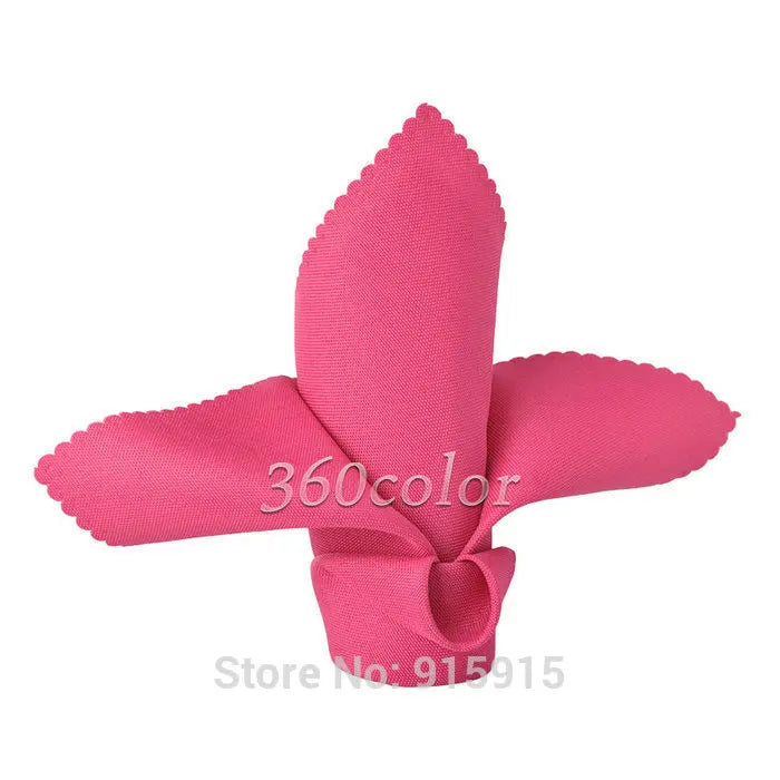 10 Linen Napkin Polyester Handkerchief Cloth 30cm*30cm  