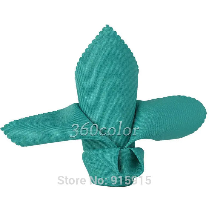 10 Linen Napkin Polyester Handkerchief Cloth 30cm*30cm  