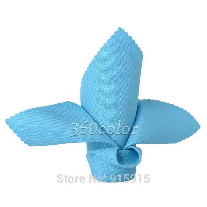 10 Linen Napkin Polyester Handkerchief Cloth 30cm*30cm  