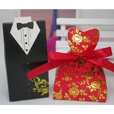 Wedding Gift Box Candy Box Chocolate Box with Ribbon  