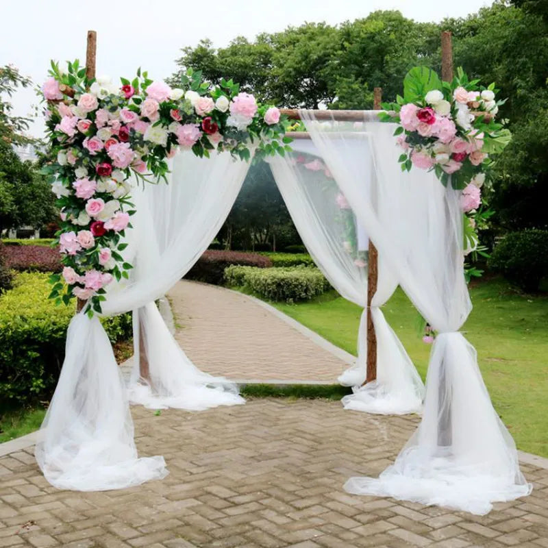 10*1.5M Solid Color Terylene Fabric | Arch Draping Arbor Drapes  